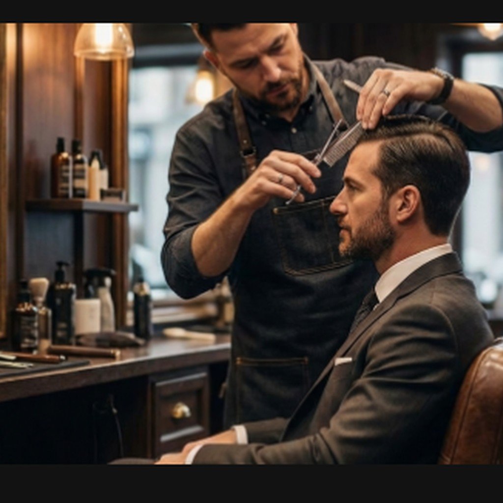 Mateo Josue trabajando